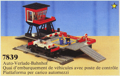 LEGO Car Transport Depot (7839-1) set, 1986