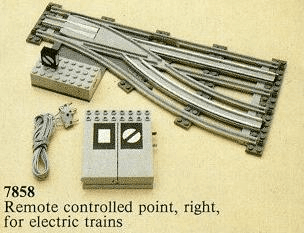 LEGO Remote Controlled Points Right 12v (7858-1) set, 1980