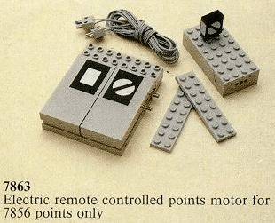 LEGO Remote Controlled Point Motor (7863-1) set, 1980
