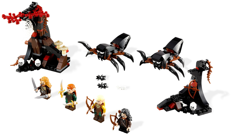 LEGO Escape from Mirkwood Spiders (79001-1) set, 2012