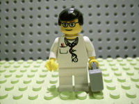 LEGO Advent Calendar 2006, City (Day  7) - Doctor with bag (7904-8) set, 2006