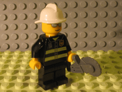 LEGO Advent Calendar 2007, City (Day  1) - Firefighter and Saw (7907-2) set, 2007
