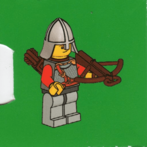 LEGO Advent Calendar 2010, Kingdoms (Day 21) - Lion Knight Scale Mail with Quiver and Crossbow (7952-22) set, 2010