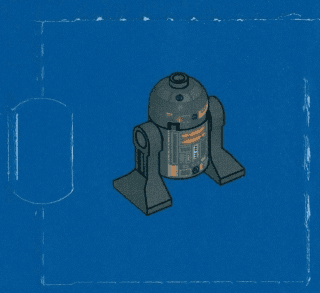 LEGO Advent Calendar 2011, Star Wars (Day 13) - R2-Q5 (7958-14) set, 2011