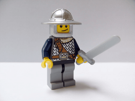LEGO Advent Calendar 2008, Castle  (Day 7) - Castle Soldier with Sword (7979-8) set, 2008