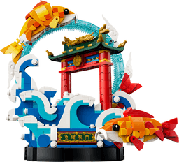 Prosperity Carp Leaping