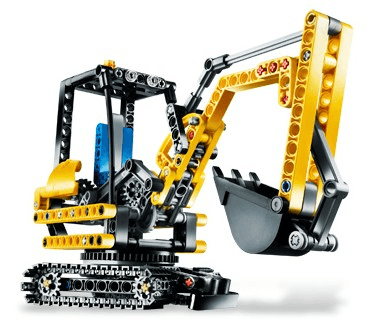 LEGO Compact Excavator (8047-1) set, 2010