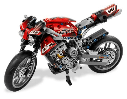 LEGO Motorbike (8051-1) set, 2010