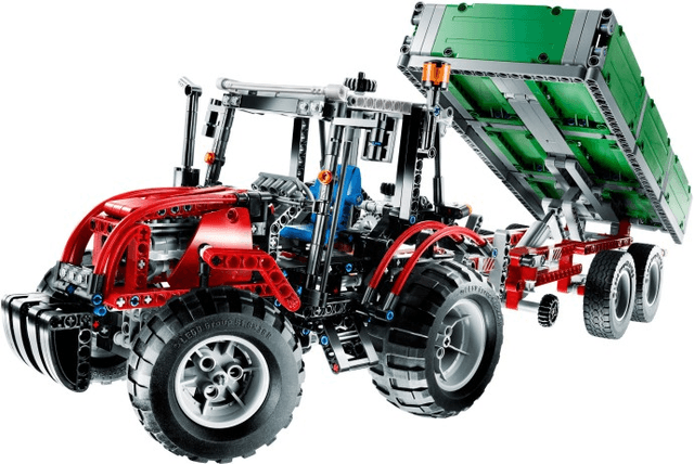 LEGO Tractor with Trailer (8063-1) set, 2009