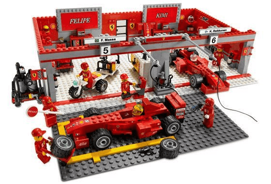 LEGO Ferrari 248 F1 Team (Raikkonen Edition) (8144-2) set, 2007