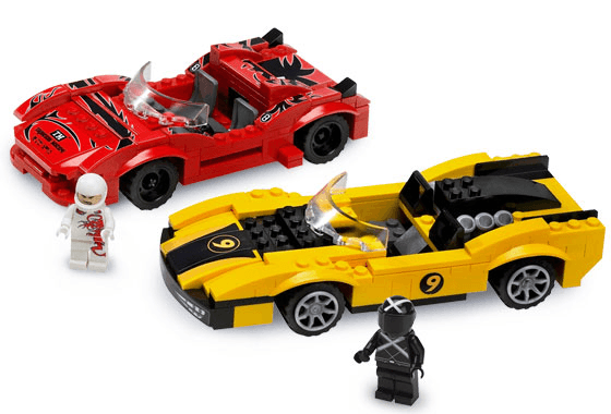 LEGO Racer X & Taejo Togokhan (8159-1) set, 2008
