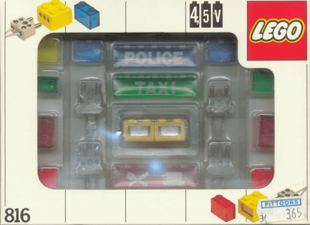 LEGO Lighting Bricks, 4.5V (816-1) set, 1986