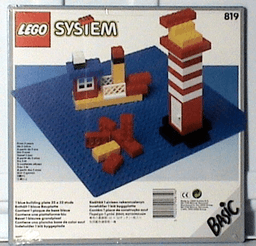 LEGO Blue Sea Plate (819-1) set