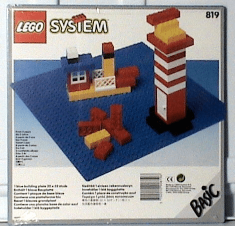 LEGO Blue Sea Plate (819-1) set, 1991