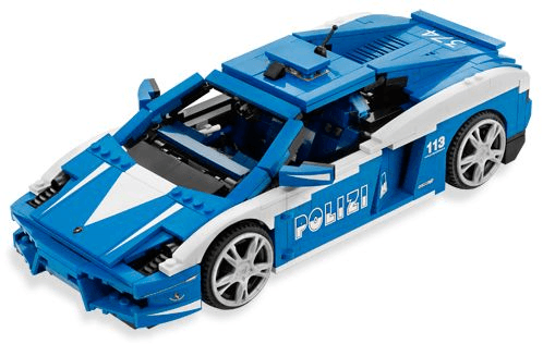 LEGO Lamborghini Gallardo LP 560-4 Polizia (8214-1) set, 2010