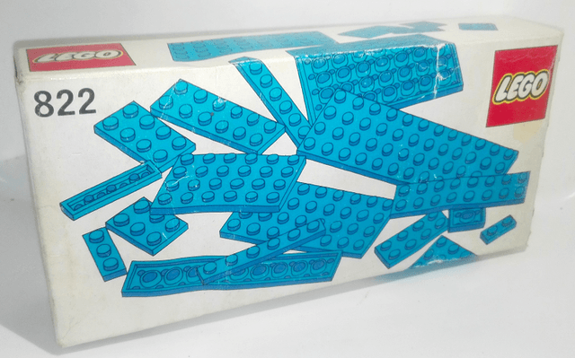 LEGO Blue Plates Parts Pack (822-1) set, 1980