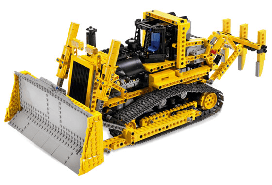 LEGO Motorized Bulldozer (8275-1) set, 2007