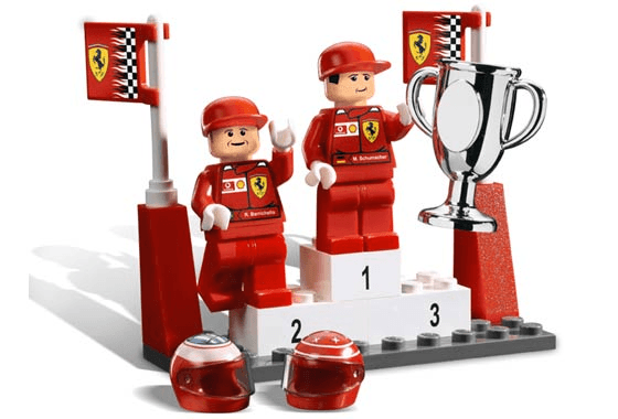 LEGO M. Schumacher & R. Barrichello (8389-1) set, 2004