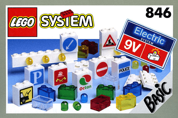 LEGO Lighting Bricks (846-1) set, 1992