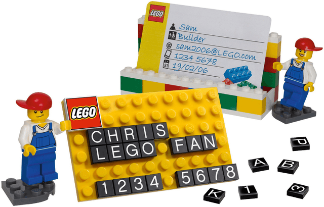 LEGO Desk Business Card Holder (850425-1) set, 2012