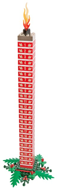 LEGO Build your own Holiday Countdown Candle (852741-1) set, 2009