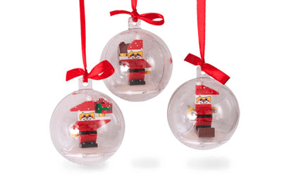LEGO Christmas Tree Ornaments, Build Your Own Holiday Ornaments (852744-1) set, 2009