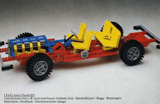 LEGO Auto Chassis (853-1) set, 1977
