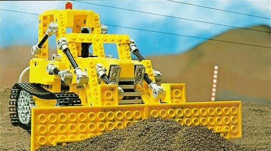LEGO Bulldozer (856-1) set, 1979
