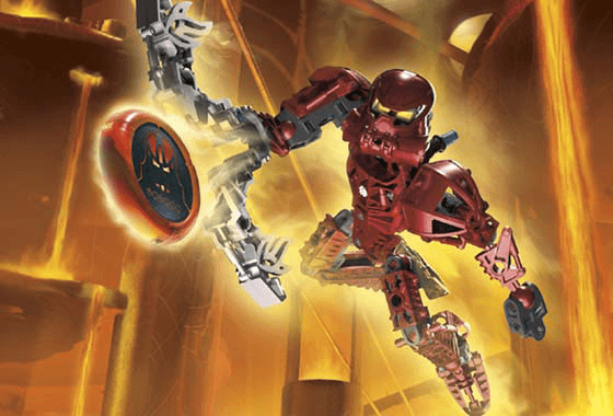 LEGO Toa Vakama with Mini CD-ROM (8601-3) set, 2004