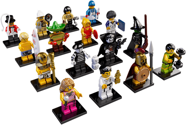 LEGO Minifigure, Series 2 (Complete Series of 16 Complete Minifigure Sets) (8684-2) set, 2010