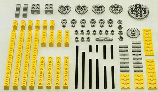 LEGO Expert Builder/Gear Parts (871-1) set, 1977