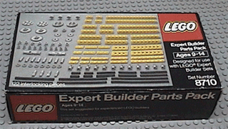 LEGO Expert Builder Parts Pack (8710-1) set, 1981