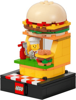 LEGO Bricktober Brick Bites Set 4/4 - Burger Stall (2024 Toys "R" Us Exclusive) (87332-1) set