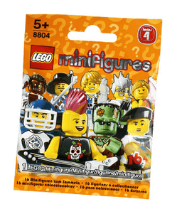 LEGO Minifigure, Series 4 (Complete Random Set of 1 Minifigure) (8804-1) set