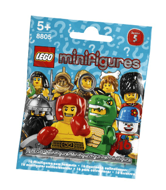 LEGO Minifigure, Series 5 (Complete Random Set of 1 Minifigure) (8805-1) set, 2011