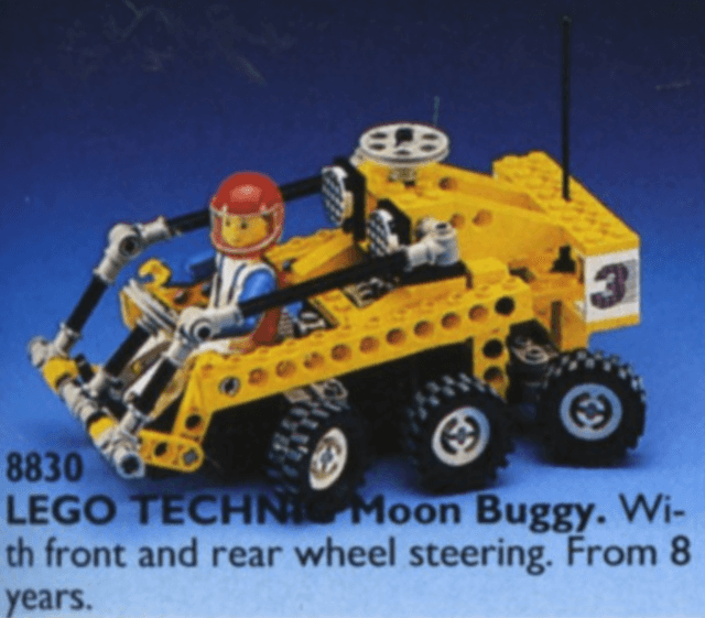 LEGO Rally 6-Wheeler (Moon Buggy) (8830-1) set, 1990
