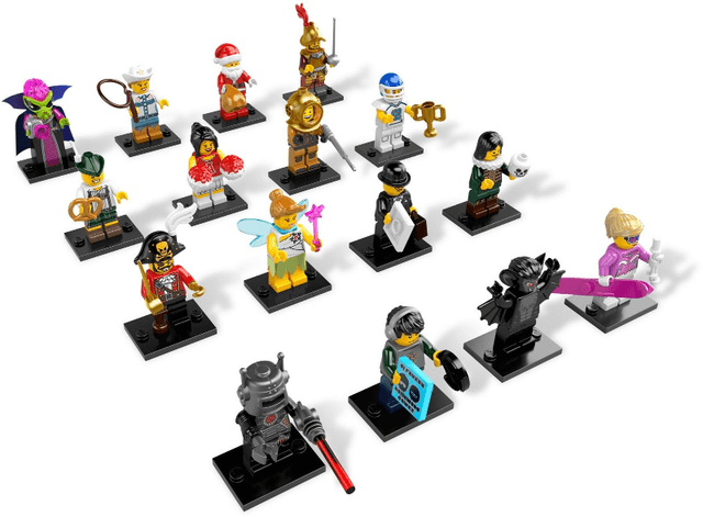LEGO Minifigure, Series 8 (Complete Series of 16 Complete Minifigure Sets) (8833-2) set, 2012