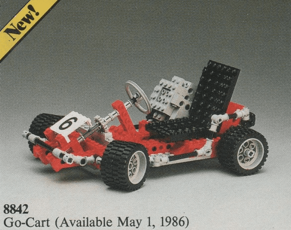 LEGO Go-Kart (8842-1) set, 1986