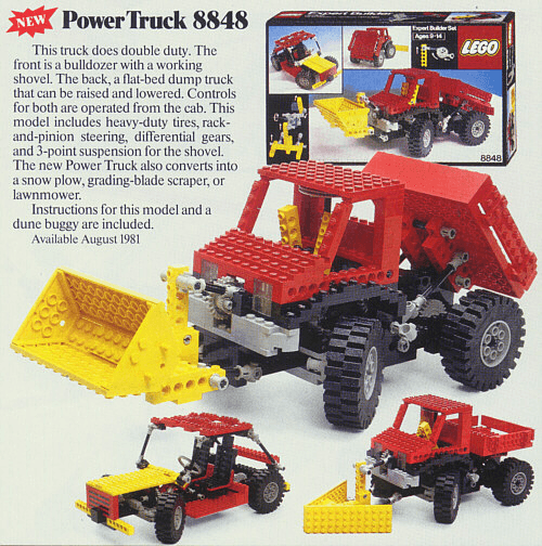 LEGO Power Truck (8848-1) set, 1981