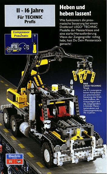 LEGO Air Tech Claw Rig (8868-1) set, 1992