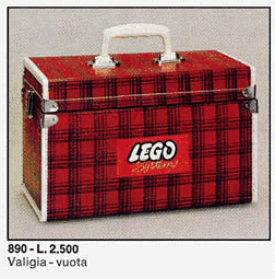 LEGO Lockable Storage Box, Empty (890-2) set, 1967