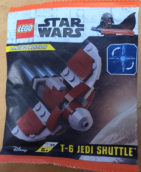 LEGO T-6 Jedi Shuttle - Mini paper bag (912411-1) set, 2024
