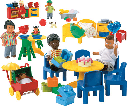 LEGO Dolls Family Set {Undetermined Version} (9215-3) set, 2008