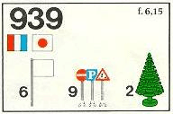 LEGO Flags, Trees and Road Signs (939-1) set