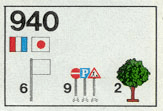 LEGO Flags, Signs and Trees (940-1) set, 1973