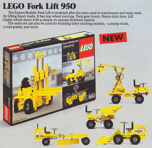 LEGO Fork Lift (950-1) set, 1979