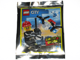 Fireman with Drone foil pack