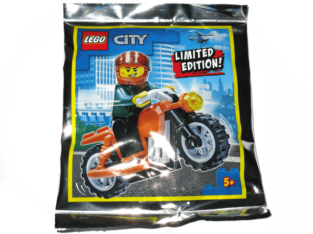 LEGO Detective on Motorcycle foil pack (952010-1) set, 2020