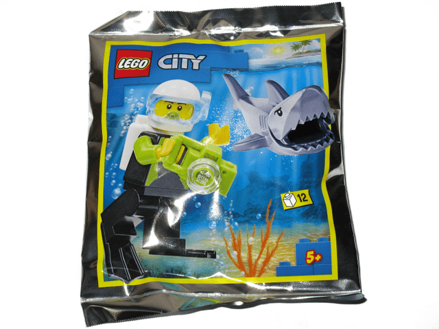 LEGO Scuba Diver and Shark foil pack #2 (952019-1) set, 2020