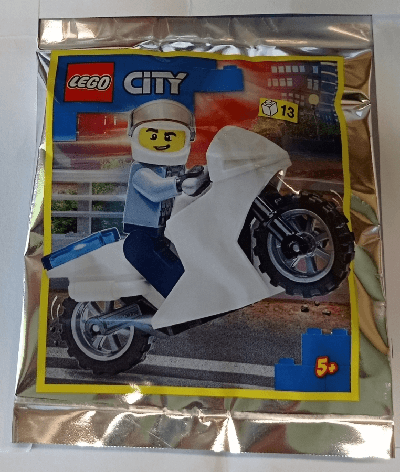 LEGO Policeman and Motorcycle foil pack #3 (952103-1) set, 2021